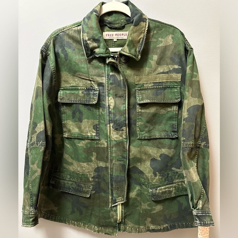 NWT Free People Seize the Day Utility Jacket - Picture 5 of 7
